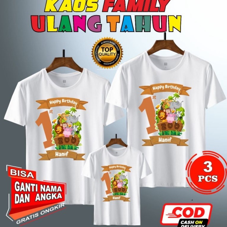 MURAH MERIAH BAJU KAOS KELUARGA | KAOS CUSTOM FAMILY CUSTOM ULANG TAHUN | KAOS CUSTOM FAMILY CUSTOM 