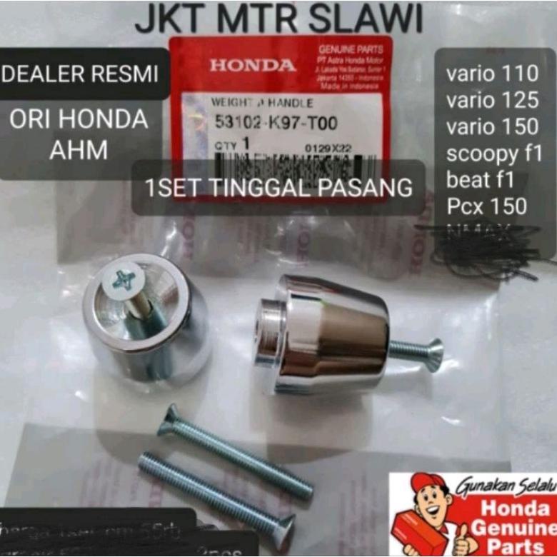 jalu atabilizer stang bandul stang pcx 150 vario 150 variasi buat motor 1set  free baut  ori honda