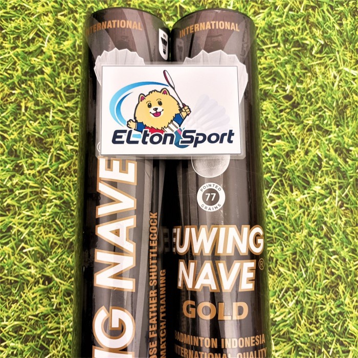 Euwing Nave Gold Shuttlecock Kok Badminton Bulutangkis Original