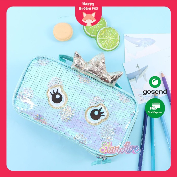 

TEMPAT PENSIL JINJING CARRY ON SEQUIN KOTAK STARFIVE