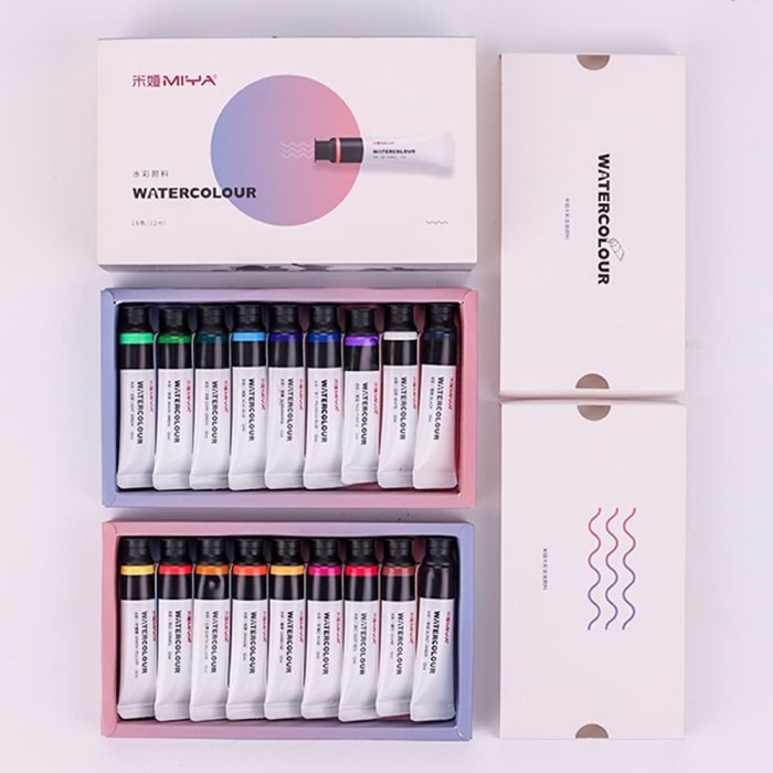 

MIYA WATERCOLOUR TUBE 18 COLOUR 12ML