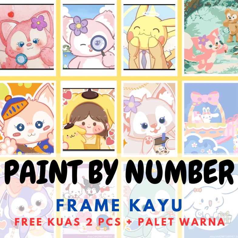 

[ART. N33X] Paint By Number Kanvas Lukis Canvas DIY Painting ST0025