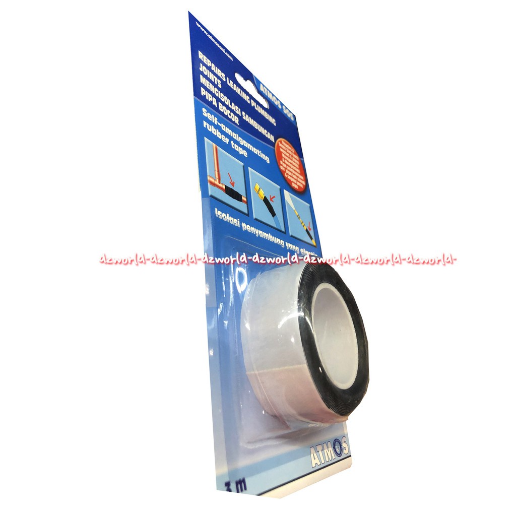 Atmos Sos Repair Leaking Plumbing Joints 3M Isolasi Sambungan Pipa Bocor Bla Hitam 3 Meter Pipe