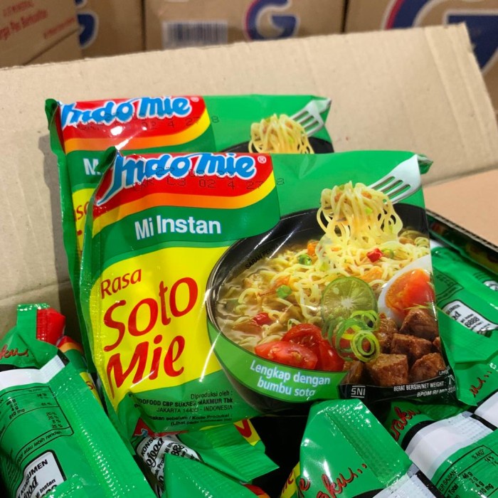 

Indomie soto mie 1 dus isi 40 bungkus / mie instant
