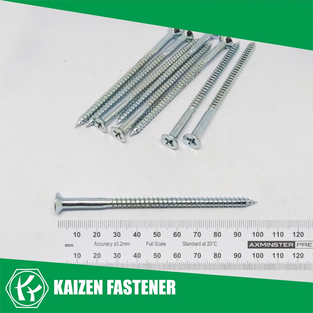 Sekrup Fh Fab #12X4'' Panjang 10Cm