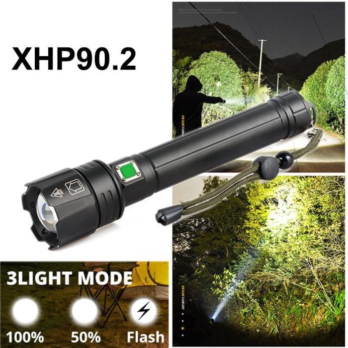 Sinte Senter Led Xhp90.2 King Boa 80000Lm Big Super Terang Xhp90 18650