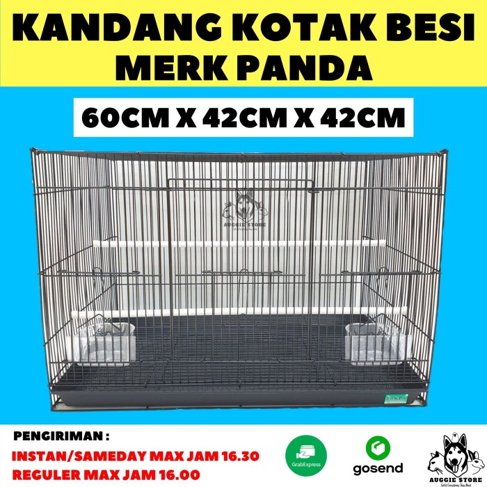 (GRAB & GOJEK) Kandang Kotak Lovebird/Kandang Ternak Merk Panda