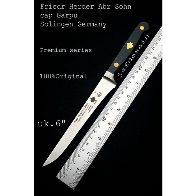 Pisau Cap Garpu Asli 6" Boning Made In Solingen Germany