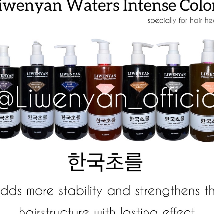 [/AQH] Liwenyan Intense Colors Shampo Silver / Shampoo Purple untuk memperbaiki keratin rambutbanyak