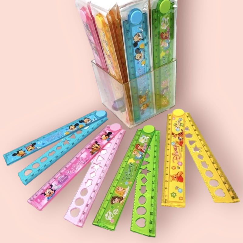 

Penggaris Plastik Lipat Karakter 30cm menjadi 15cm (Harga Satuan)
