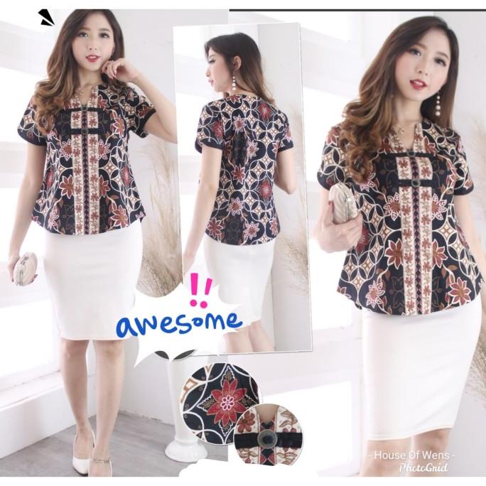 TER-UPDATE BATIK BY LUWEN - BAJU ATASAN BATIK - BAJU BATIK LUWEN - TYPE 4 #ORIGINAL