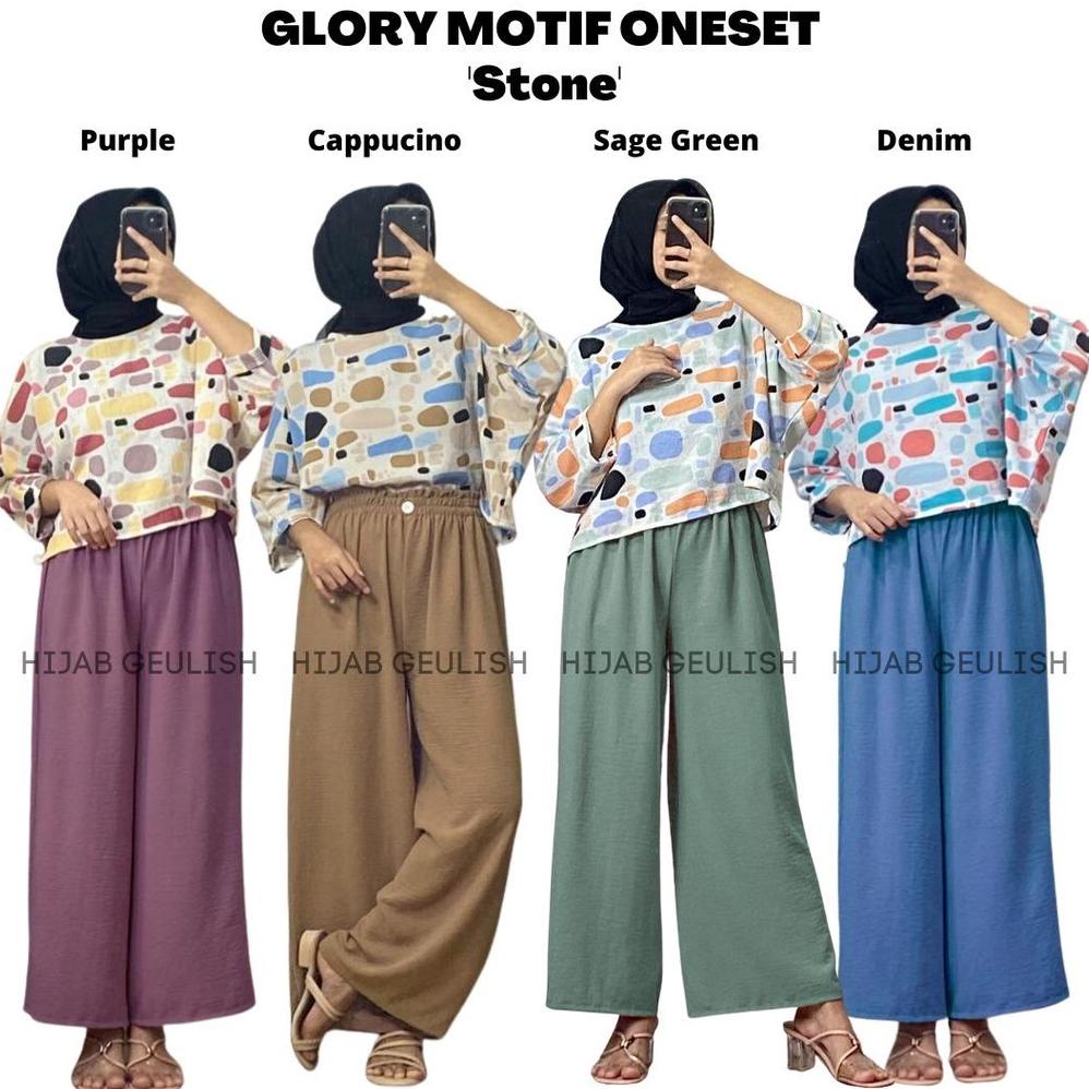 LARIS GLORY MOTIF ONE SET / ONESET MURAH qurini