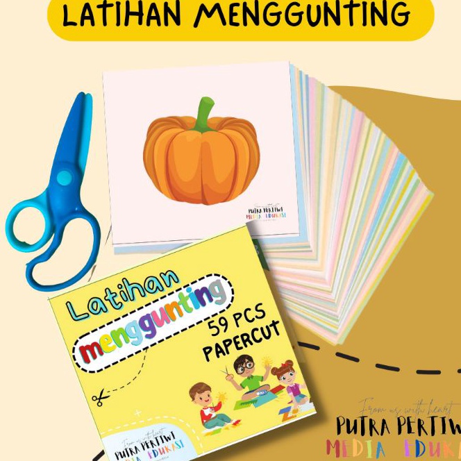 

[♡0HJ-☀) LATIHAN MENGGUNTING KERTAS ANAK (PAPER CUT) - siiap.dikirim..!