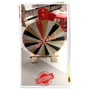 PROMO MAINAN TEBAK ANGKA RODA KEBERUNTUNGAN TEKA TEKI KAYU 37,5CM ORIGINAL TERLARIS