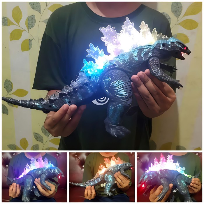DISKON SPESIAL MAINAN GODZILLA BATERAI BESAR MURAH JALAN MONSTER DINOSAURUS GODZILA TERMURAH