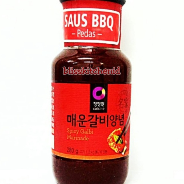 

✓ Spicy Galbi Sauce Marinade / Bumbu Pedas Korea Chung Jung One 280gr