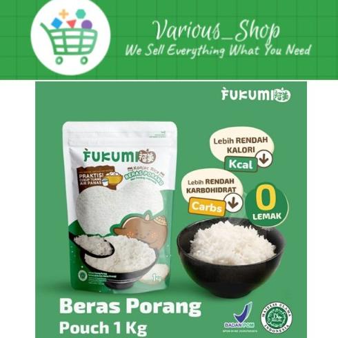 

Fukumi 1 pak 1 kg beras shirataki / beras porang / beras diet / konjac