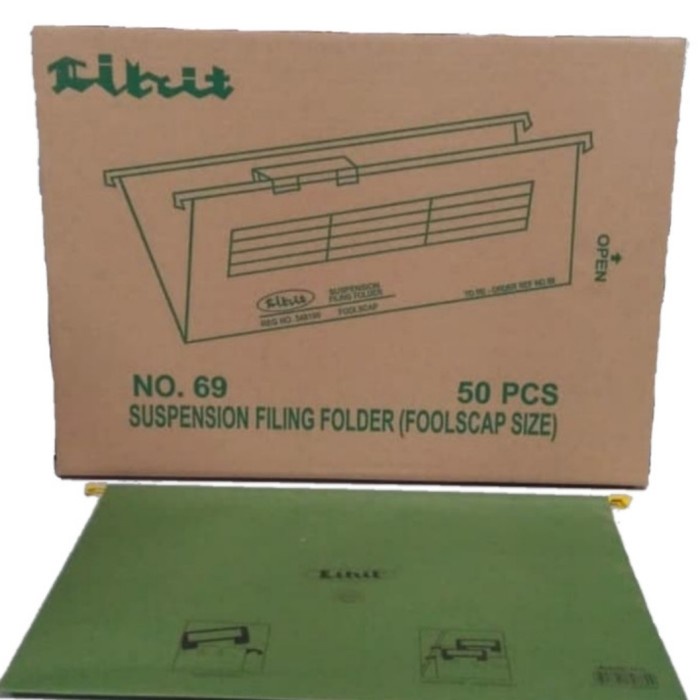 

Hangmap LIHIT No 69 Suspension Filling Folder Hang Map isi 50 Pcs