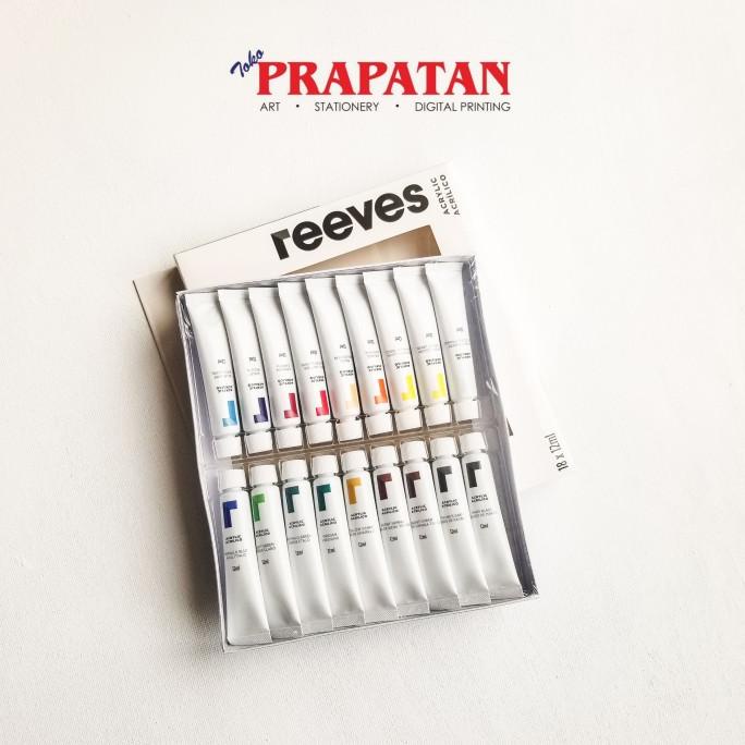 

Cat Akrilik Reeves / Acrylic Paint Set 18 Warna