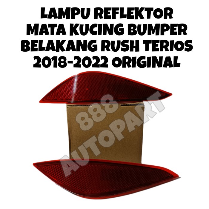 Reflektor Mata Kucing Bumper Belakang Rush Terios 2018-2022 Original sip