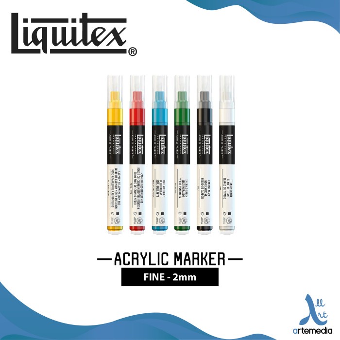 

Cat Akrilik Liquitex Marker Fine Acrylic Color Paint - 01/03