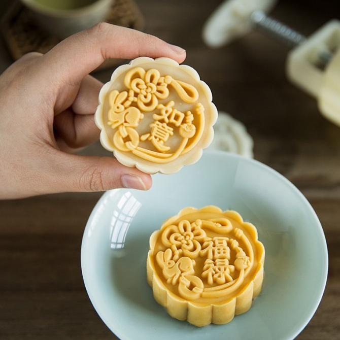 :>:>:>:>] Cetakan kue bulan 75g cetakan mooncake 75gr cetakan kue bulan