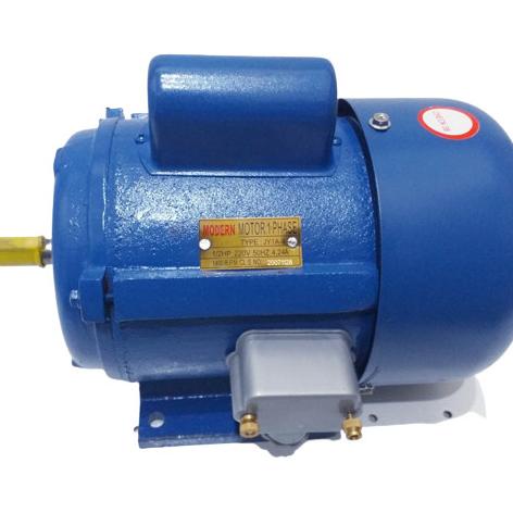 {{{{}}] Dinamo Elektro Motor 1/2 HP 0.5 1 Phase 1400 RPM Electro Dinamo 1/2