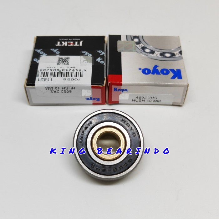 BEARING 6002 - 10 MM KOYO BEARING BAK CVT 6002 2RS + BUSHING 10MM KOYO ready