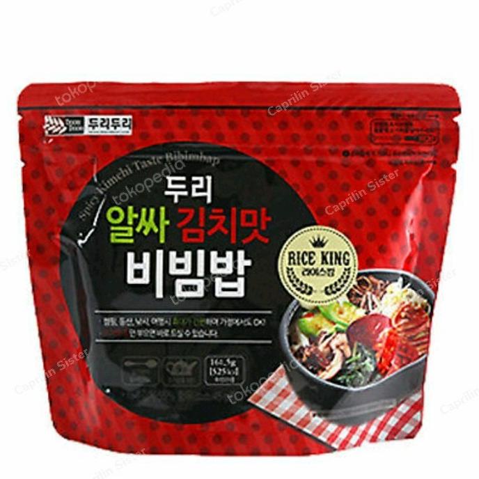 

`````````] Doori doori spicy Kimchi taste bibimbap / nasi instan kimchi 161.5 gr