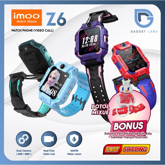 IMOO Z6 Watch Phone Smartwatch Anak - Garansi Resmi -2701c