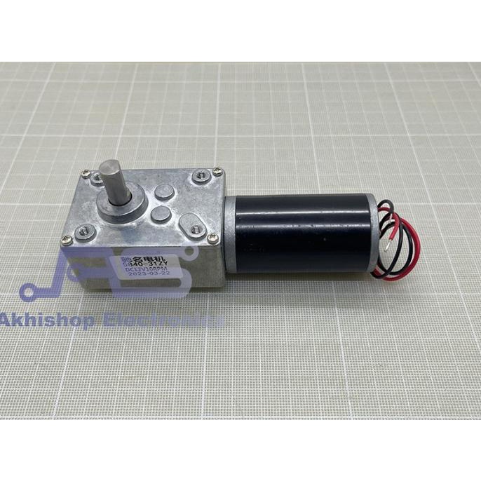 ------] Permanent Magnet Worm Gear Motor DC 4058GW31ZY 12V 10RPM