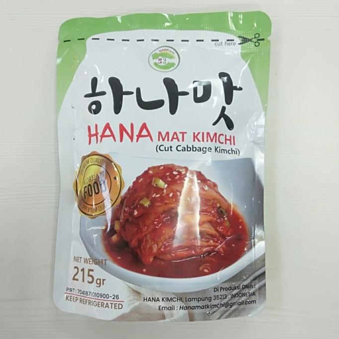 

Ready oke] Hana Mat Kimchi (Cut Cabbage Kimchi) 215 gram