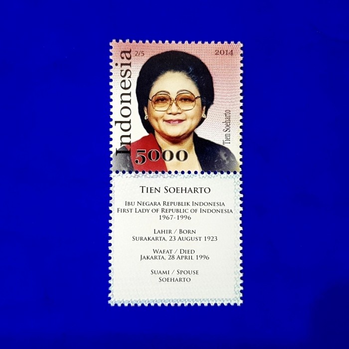 

Bestseller Prangko Ibu Negara Ri ~ Tien Soeharto 1967 -1996