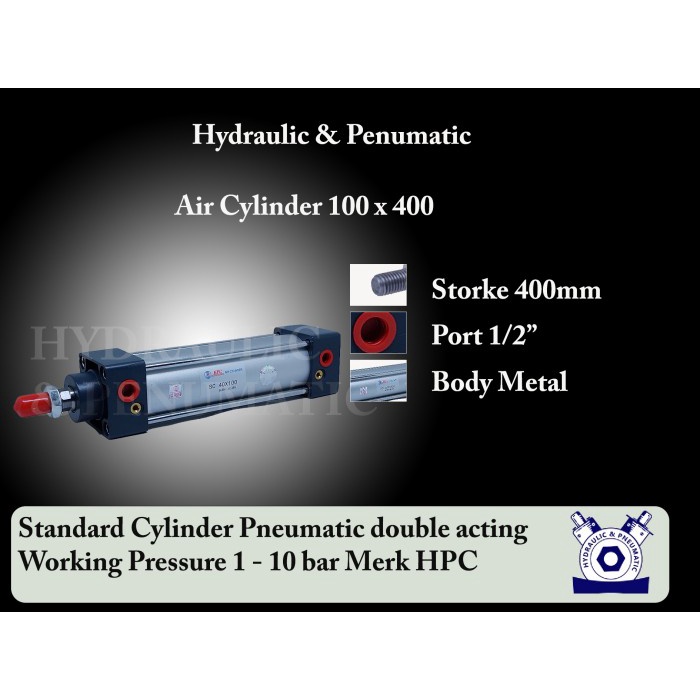 Sc 100X400 Hpc Air Cylinder/Standard Cylinder Pneumatic Bestseller Pneumatic