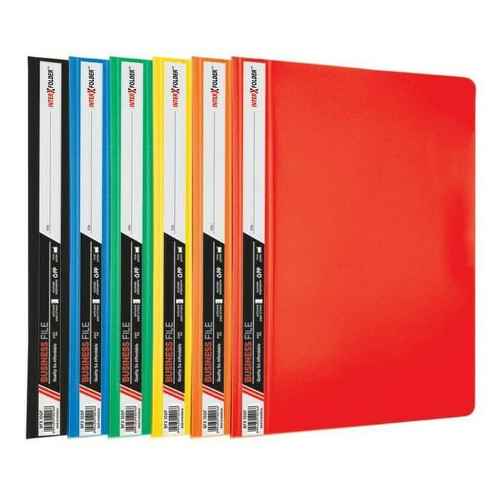 [ LUSIN ] Business File Stopmap Plastik Folio - InterX MURAH