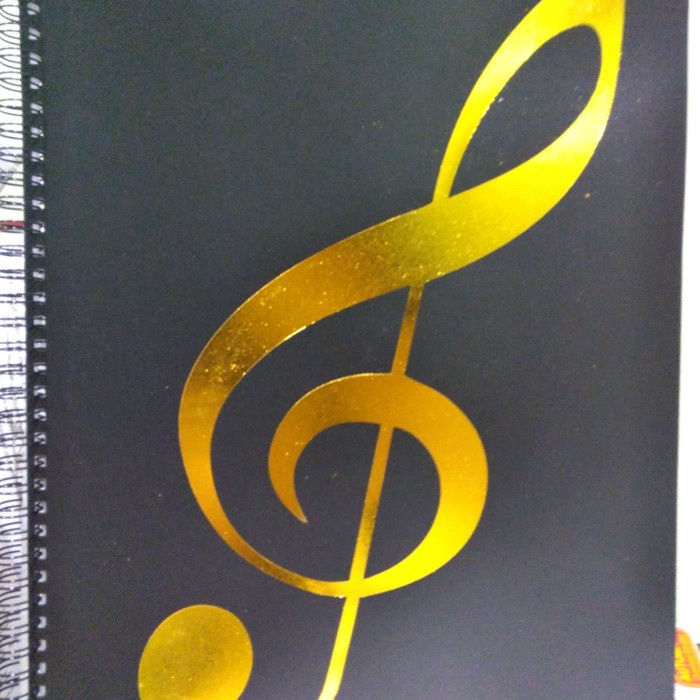 

File Folder Sheet Music - G Clef