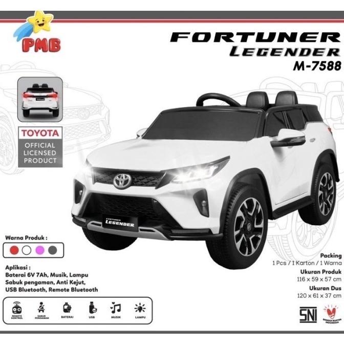 Mobil Mainan Anak Aki Toyota Fortuner Legender Pmb - 7588