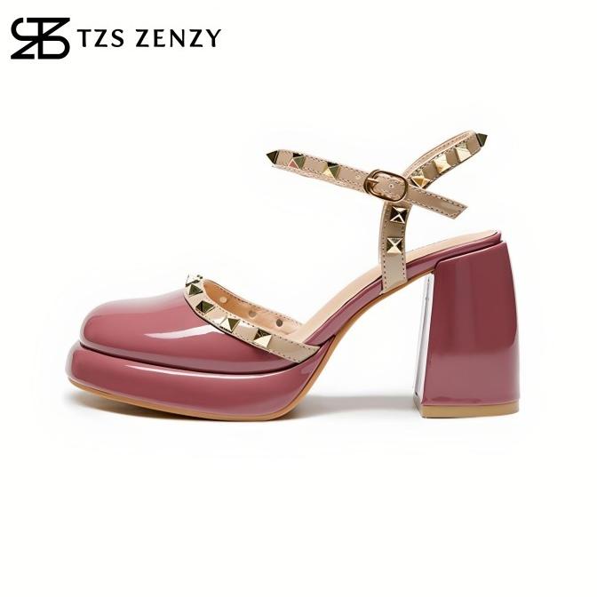 TZS Zenzy Scarelette Heels Korea Designed - Sepatu Heels Wanita - Pump