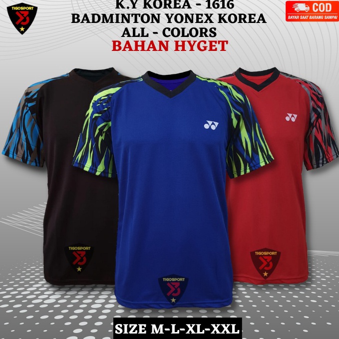 TERLARIS JERSEY BADMINTON WANITA HIJAB BAJU BADMINTON TERBARU PRIA UNTUK OLAHRAGA NYAMAN / KAOS BADM