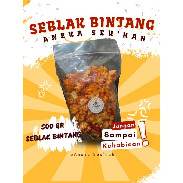 

Seblak Bintang Viral Daun Jeruk 500 Gr Aneka Seu'hah