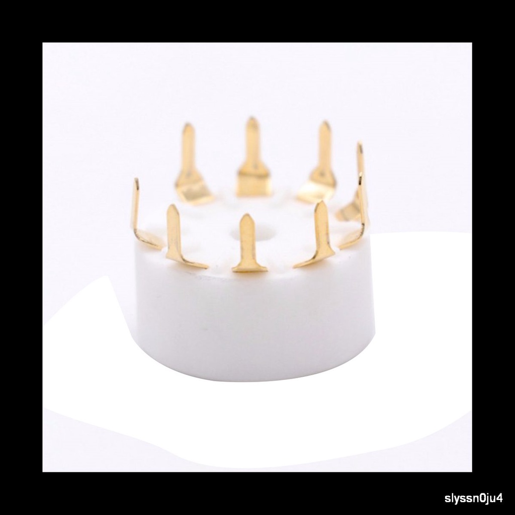 ✅&10PCS Ceramic 9Pin B9A PCB MOUNT Tube Socket for 12AX7 12AT7 12AU7 6DJ8 ECC82 5670 6922 Hifi Audio