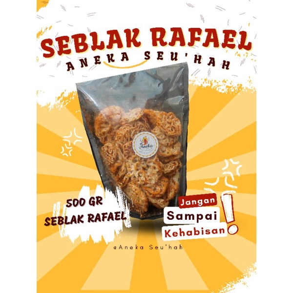 

Seblak Rafael Viral Daun Jeruk 500 Gr Khas Aneka Seu'hah