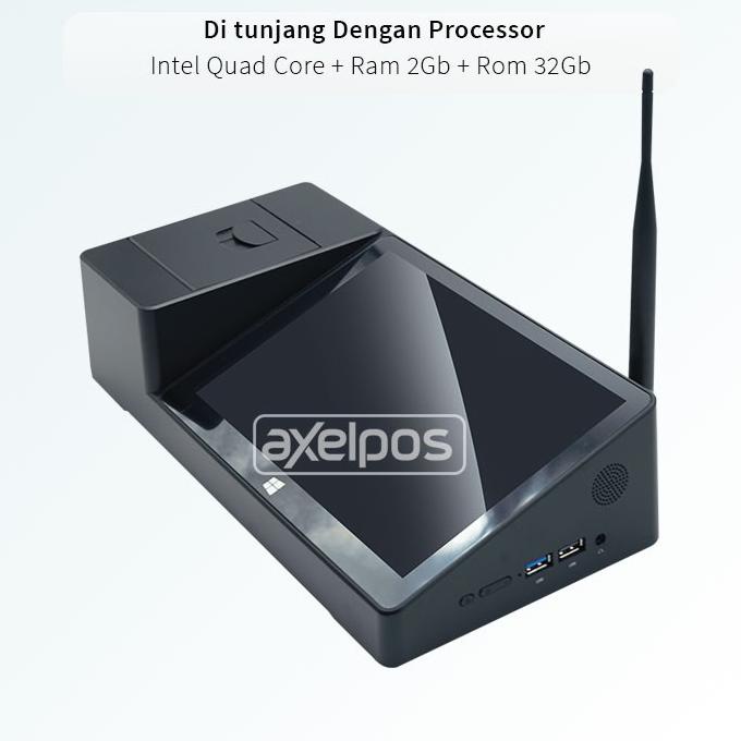 Mini Pc Mesin Kasir Touchscreen Windows 10 With Printer Thermal Kasir