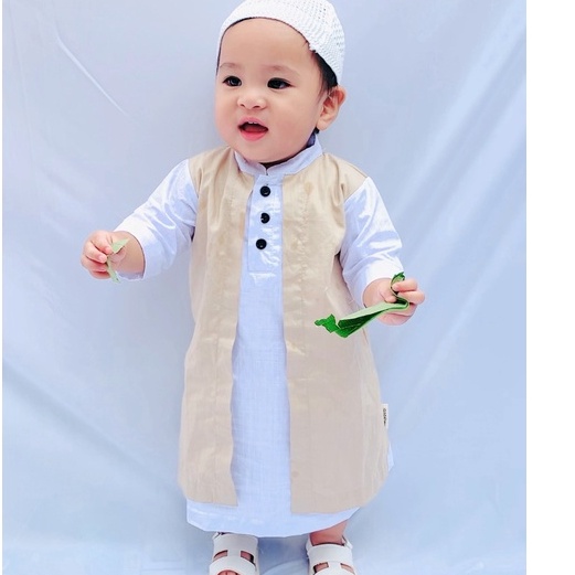 GROSIR KOKO JUBAH MEWAH SNI LINEN IMPORT BUKAN KAOS NOAH KOKO BAYI MUSLIM baju anak setelan bayi mus