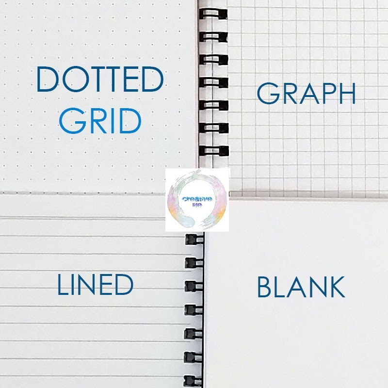 

Notebook Spiral A4 100 Lembar DOT GRAPH LINED BLANK Buku tulis