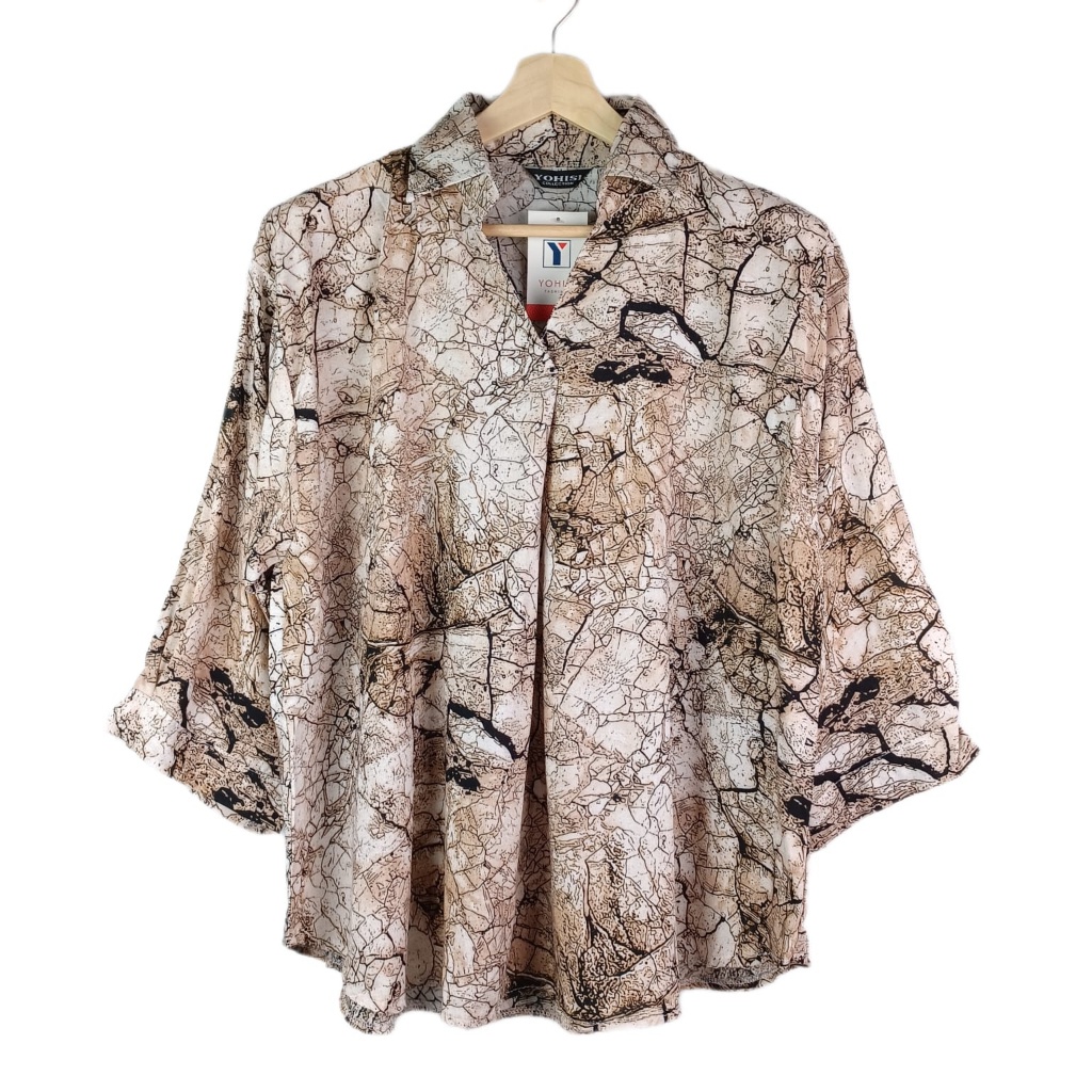 Blouse Wanita Seserahan Korean Style Casual Bles Bajuu Perempuan Terbaru 2023 Premium Bunga Nyaman D