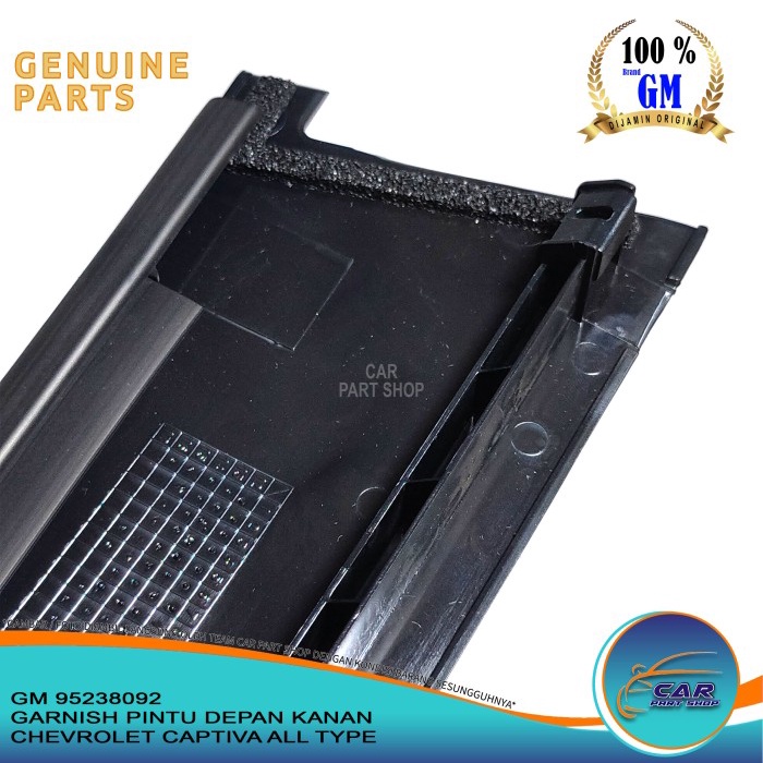 garnish pintu depan kanan chevrolet captiva all type ori gm star