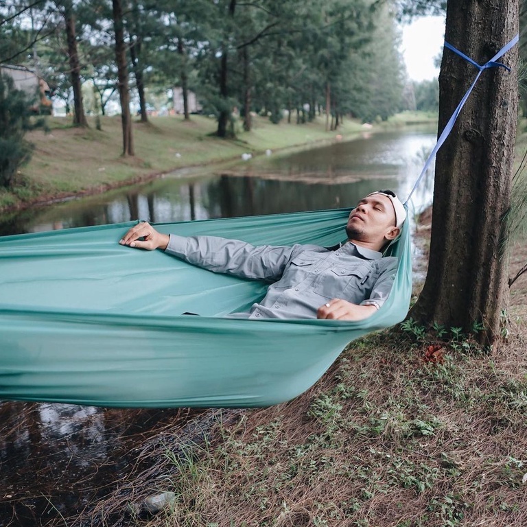 Diskon RGc Ayunan gantung kain tebal - Hammock tebal ukuran besar - Hamock ayunan 250x150 - Hammock 