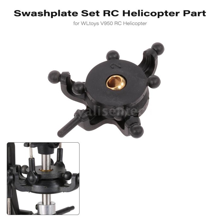 PROMO HELICOPTER SWASHPLATE SET HELIKOPTER RC UNTUK WLTOYS V950 RC TERBARU