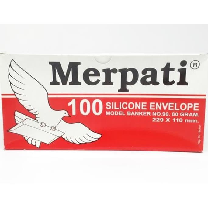 

ERA051 Amplop Silikon Merpati HVS 80Gr isi 100pcs No.90/ amplop pelekat/amplop surat/kebutuhan kantor ***